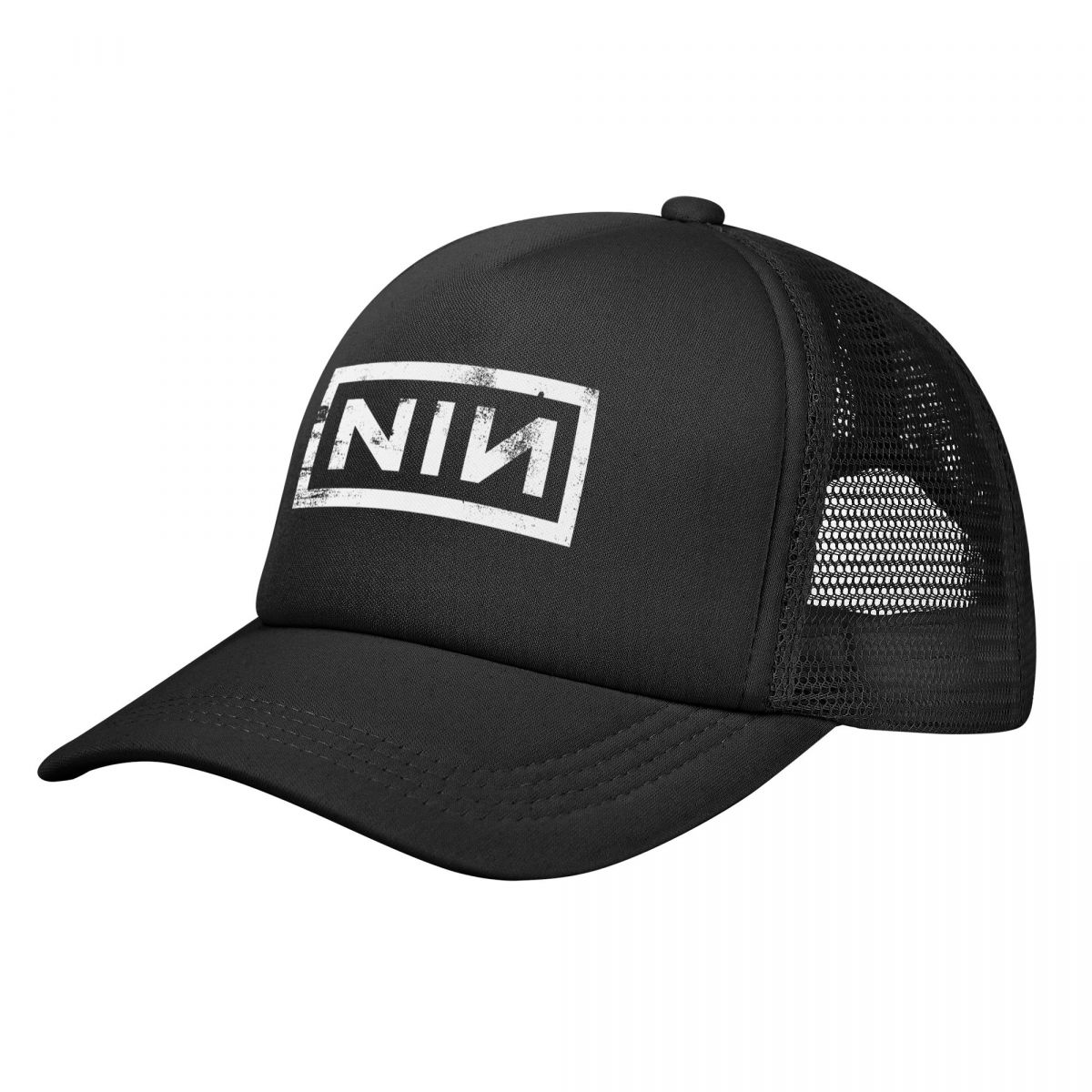 Trucker Cap Mesh - 細い音楽バンドメッシュ野球帽、大人のファッションサンキャップ、9インチのネイル、調整可能なスナップバック、釣り、夏のトラッカーハット
