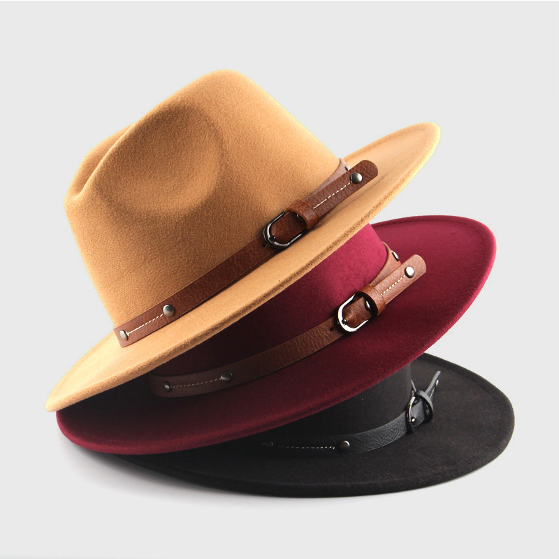 ウールフェドラハット レディース メンズ 秋冬 ファッション - Fedora Hat Wool のレビューと価格