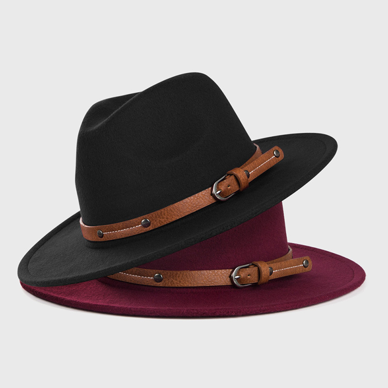 ウールフェドラハット レディース メンズ 秋冬 ファッション - Fedora Hat Wool のレビューと価格