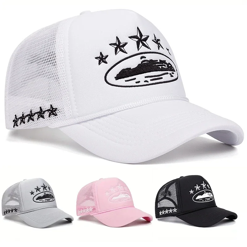 ファッショナブルな新作ユニセックスプリント野球帽、ヒップホッ - Trucker Cap Mesh のレビューと価格