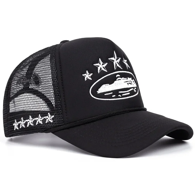 ファッショナブルな新作ユニセックスプリント野球帽、ヒップホッ - Trucker Cap Mesh のレビューと価格