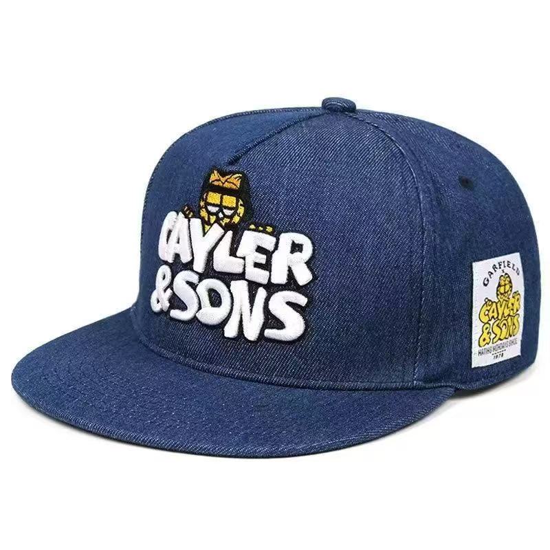 新作アニメ刺繍レターハット CAYLER ファッション漫画ヒ - Snapback Hat Flat のレビューと価格
