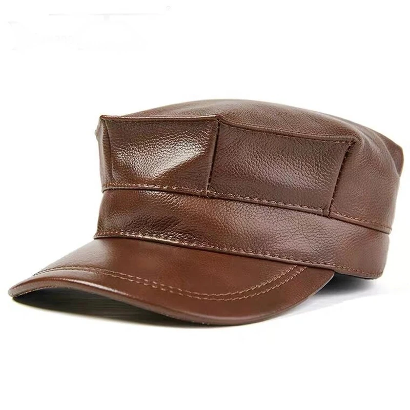 冬の女性のための革の帽子,オリジナルの革の帽子,卸売,綿のカ - Baseball Cap Structured のレビューと価格